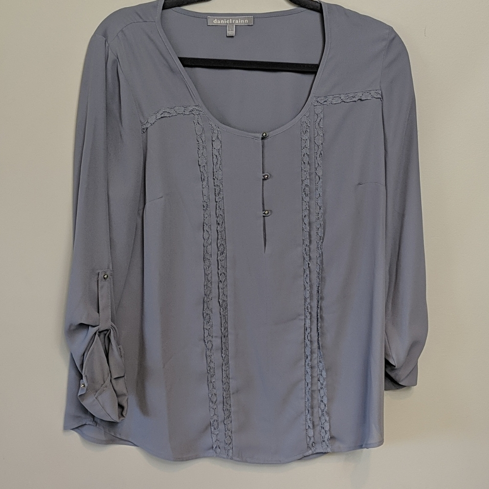 Daniel Rainn Grey Blouse